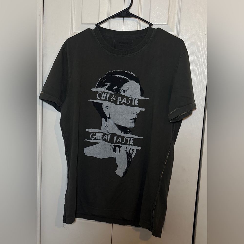 Red Black Graphic Tee